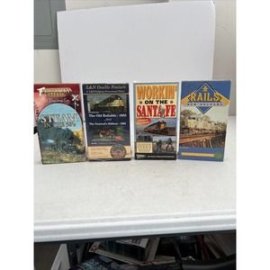 VTG Railroad Trains VHS Rails Workin on the Santa Fe Steam & more